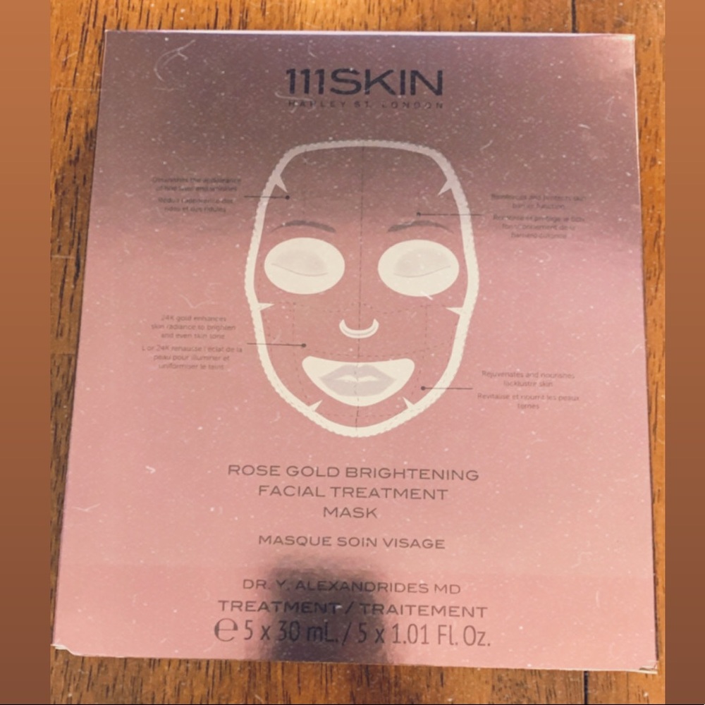Rose Gold Face Mask